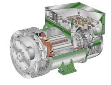 乌拉特中发电机内部结构图